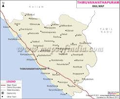 The stations at tanur, parappanangadi, and vallikkunnu also form parts of the oldest railway line in the state laid from tirur to beypore. Thiruvanathapuram Railway Map