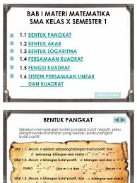 We did not find results for: Bab I Materi Matematika Sma Kelas X Semester 1