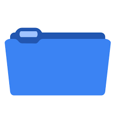 Icono Carpeta, azul en Plex Icons