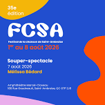 Souper-spectacle avec Mélissa Bédard