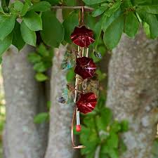 metal material each hummingbird feeder is individually made by skilled craftsmen. Copper Blossoms Hummingbird Feeder White Flower Farm