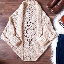 Knitted cocoon cardigan free pattern. Dream Catcher Cardi Free Crochet Shrug Pattern Ned Mimi