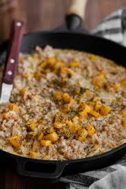 Vegan Farro Risotto With Roasted Butternut Squash Naturally Ella Recipe Roasted Butternut Squash Recipes Butternut Squash