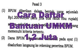 Jumlah umkm bidang kuliner, 1658, 1495, 2377, 2778. Cara Daftar Bantuan Umkm 1 2 Juta Lengkap Link Pendaftaran Online Gratis 2021 Go Bizz Com
