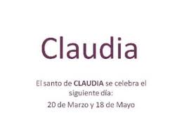 Significado De Claudia Aprendelo Todo De Este Nombre