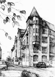 Architecture Black And White Building Drawing Architectural Drawings Of Historic Buildings Architecture Drawing Architecture Sketch Ink Pen Drawings