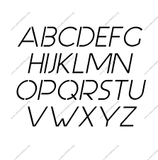 In some countries (e.g., norway,. Basic Italic Custom Made Stencils Stencil Letters Org