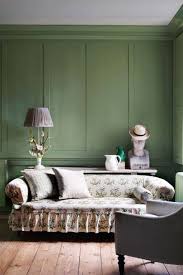 This room uses shades of green and blue, which is accomplished by incorporating texture and pattern. Farrow And Ball Paint Colours In Real Homes House Garden