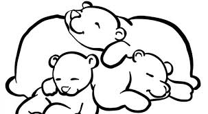 Sleeping Bear Coloring Pages To Print Bear Coloring Pages Coloring Pages To Print Coloring Pages