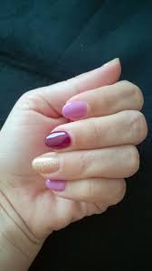 Almond Short Almond Shaped Matte Black Nails Short Almond Shaped Nails Purple And Gold Nail Color Matte Pink Nails Gold Glitter Nails Pink Nail Designs