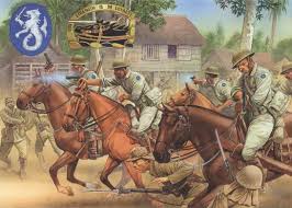 The 26th Cavalry Regiment, consisting mainly of Philippine Scouts, was the last U.S. cavalry regiment to engage in horse-mounted warfare. When Troop G encountered Japanese forces at the village of Morong on