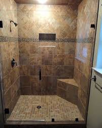 Small Corner Bench In Walk In Shower Bathroom Remodel Shower Bathroom Shower Tile Shower Remodel