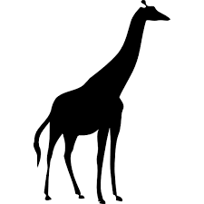 Silhueta De Girafa Icones Em Vetor Livre Criados Por Freepik Giraffe Silhouette Silhouette Free Free Icons