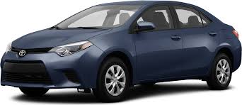 Kelley blue book is the trusted resource to find everything you need to value your car and find your next one. Used 2014 Toyota Corolla L Sedan 4d Prices Kelley Blue Book