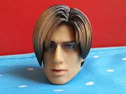 Hot Custom 1:6 ToysResident Evil 4 Leon S. Kennedy 1/6 Scale Figure Head  Sculpt