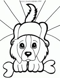 Easy Dog Coloring Pages Page 1 Line 17qq Com It's got pretty much every coloring page you'd want from disney to pokemon, to mermaids, dinosaurs.