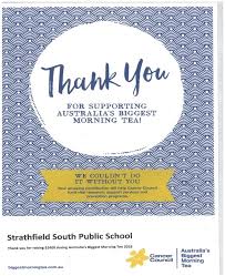 The cancer council online community is a safe space for anyone affected by affected by cancer to discuss experiences, share stories & find info & support. Cancer Council Fundraiser Thank You Strathfield South Public School