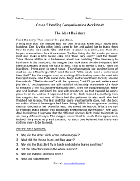 These reading worksheets will help kids practice their use these printable worksheets to improve reading comprehension. Reading Worksheets Fifth Grade Reading Worksheets