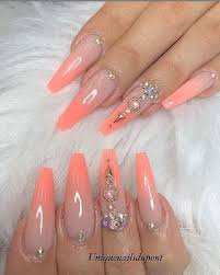 51 Fabulous Ways To Wear Glitter Nails Designs For 2020 Summer Nails Summer In 2020 Coffin Nails Long Summer Nails Colors Gorgeous Nails