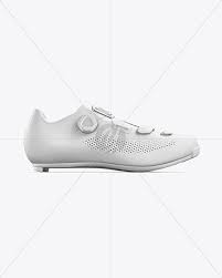 Road Cycling Shoe Mockup Side View In Apparel Mockups On Yellow Images Object Mockups Road Cycling Shoes Clothing Mockup Cycling Shoes