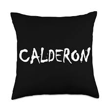 Amazon.com: Calderon Last Name American Hispanic Mexican Spanish Family  Throw Pillow : Home & Kitchen