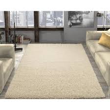 Ottomanson Contemporary Solid Dark Red 3 Ft X 5 Ft Shag Area Rug Shg2760 3x5 The Home Depot Shag Area Rug Living Room Carpet Rugs