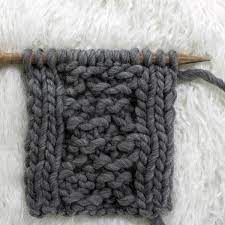 K1, slip first (purl)st to lh needle and p1 hi fellow knitters. Day 3 Braided Cable Knit Stitch 21daysofcableknitstitches Brome Fields