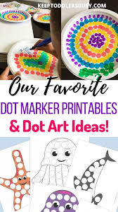 While you can totally get away with just the rainbow set, we also have the brilliant set as well. Our Favorite Free Dot Marker Printables And Dot Art Ideas