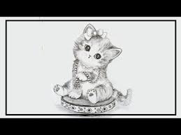 A fifth pattern is formed by any of the four basic patterns when part of a patched pattern—a patched tabby, then, is a calico or tortoiseshell cat with patches of tabby coat (such cats are called caliby and torbie, respectively, in cat fancy). Daily Challenge 138 Lovely Cute Kitten Drawing How To Draw A Cat Youtube Cara Menggambar Anak Kucing Gemas Menggambar Sketsa
