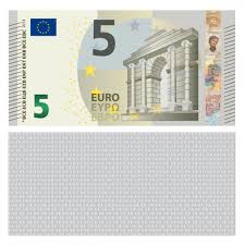 Die beiden banknoten mit neuen sicherheitsmerkmalen sind seit dienstag im umlauf. 5 Euro Spielgeldschein Mit Einseitigem Banknotenmotiv Drucksachenversand