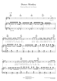 Ich suche klaviernoten zum ausdrucken. Dance Monkey Tones And Itones And I Pop Dance