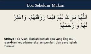 Doa sesudah makan tulisan latin. Doa Sebelum Makan Dan Artinya