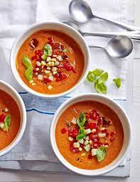 Summer Vegetable Gazpacho Recipe Summer Soup Recipes Summer Vegetable Starters Recipes
