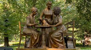 The two towers the lord of the rings: Women S Rights Pioneers Statue Unveiled In Central Park Untapped New York