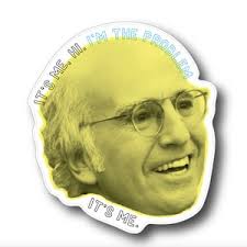 In My Larry David Era Matte Vinyl Sticker