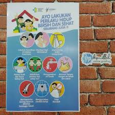 Soal anak sd kelas 3. Poster Phbs Hidup Sehat Lingkungan Sehat Shopee Indonesia