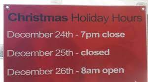 Walmart Closed On Christmas Christmas Hours For Grocery Drug Stores Wral Com