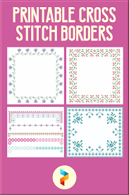 Prepare all cross stitch material that you need. 7 Best Printable Cross Stitch Borders Printablee Com
