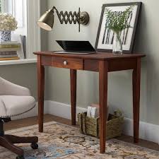 Bovina Solid Wood Writing Desk Solid Wood Writing Desk Wood Writing Desk Small Walnut Desk