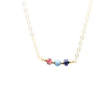 Birthstone Gifts For Mom Teeny Tiny Birthstone Necklace Perfect Gift For Mom And Grandma Rebekah Gough Jewelry Jewelry Birthstone Necklace Minimalist Jewelry