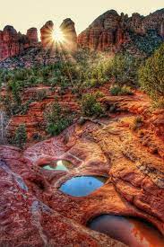 Within half a mile you will see devil's kitchen. Seven Sacred Pools Sedona Az Find This Beautiful Feature On Soldier S Pass Trail Arizona Travel Arizona Hiking Vacation Spots