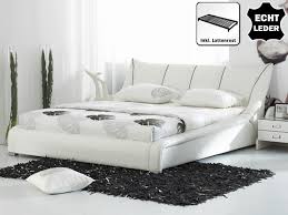 Online shopping for queen and king bed sheets, or custom size sheet sets to fit your mattress. Designer Real Leather Bed Upholstered Bed Royal White With Slatted Frame Supply24