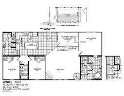 Model 5061 Oak Creek Homes Mobile Home Floor Plans Home Finder