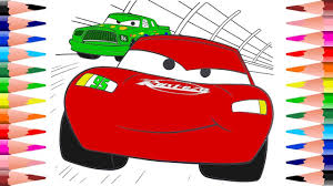 Frank is a minor antagonist in the 2006 disney/pixar animated film cars. Painting Lightning Mcqueen Disney Cars Coloring Pages Coloring Chick Hicks In Disney Coloring Book Youtube