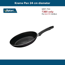 This Kreme Pan 24 Cm Diameter Is Originally Priced At Rs 750 But You Can Buy It At Flipkart At A Discount Of 51 Top Shopping Sites Cashback Coupon Cashback