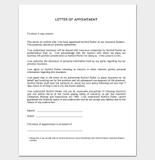 Sample Appointment Letter For Insurance Brokers Format Pdf Personal Financial Statement Financial Statement Lettering
