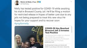 American rapper ynw melly found dead. Rapper Ynw Melly Tests Positive For Coronavirus Khou Com