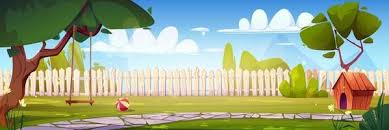 An illustration depicting a picturesque suburban neighborhood in Clermont, Florida, featuring a well-maintained house with a white picket fence, lush landscaping, and a man leaning on the fence in a relaxed manner, set against a backdrop of rolling hills and a cloudy sky.