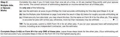 Maybe you would like to learn more about one of these? W 4 Employee S Withholding Certificate And Federal Income Tax Withholding For 2020 Sap Blogs