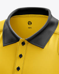 Download Men S Club Polo Shirt Mockup Half Side View In Apparel Mockups On Yellow Images Object Mockups